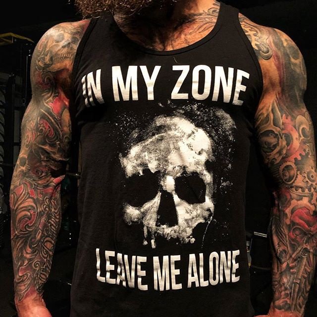 clearance Leave Me Alone Printed Vest