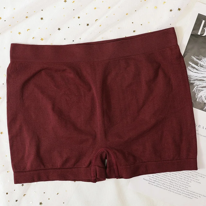 High Waist Shorts Women Hip Push Up Shorts Summer Safety Short Pants Seamless Boxer Panty Female Tummy Control Fitness Underwear