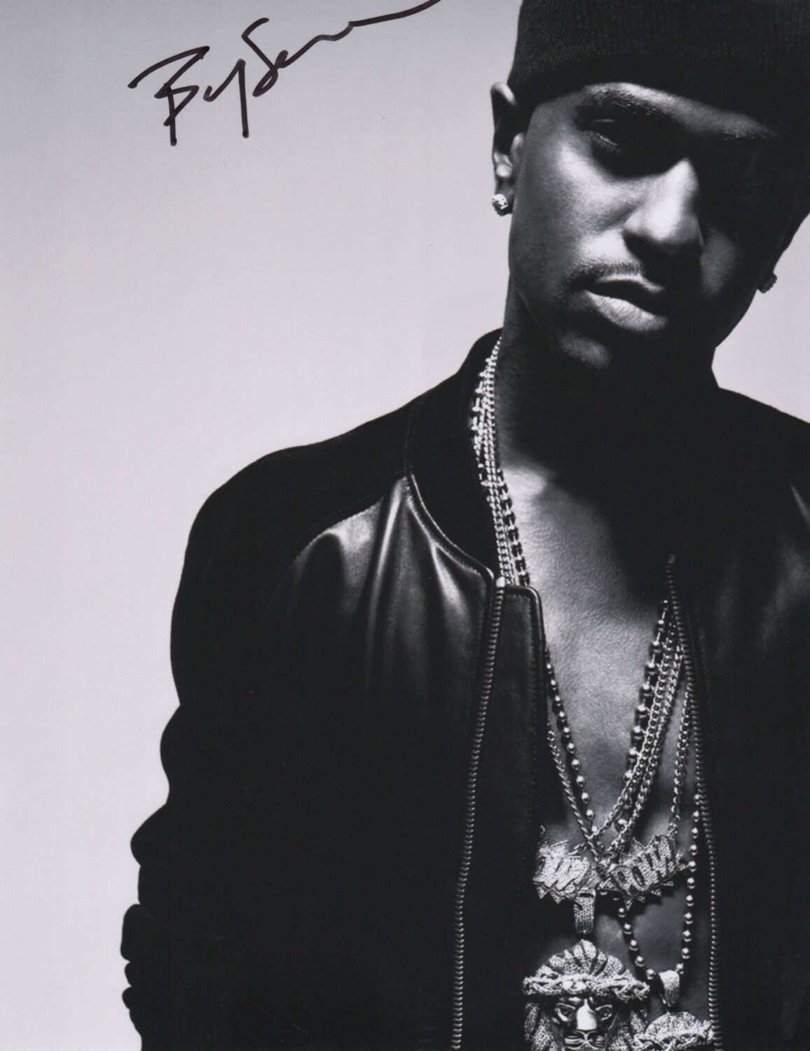 GFA Detroit Rapper * BIG SEAN * Signed 8x10 Photo Poster painting B2 PROOF COA