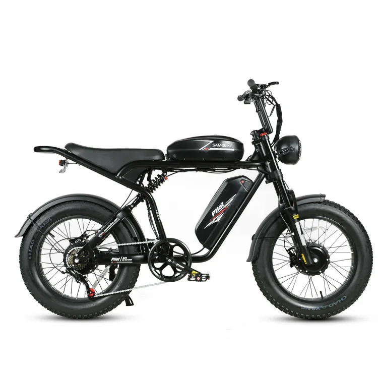 SAMEBIKE M20-III 20" 48V 36AH 2000W Motor 60KM/H Höchstgeschwindigkeit Elektrofahrrad im Motorradstil