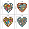 4pcs Diamond Painting Cartoon Refrigerator Magnets Sticker Kit