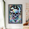 Halloween Skeleton-11CT Stamped Cross Stitch 50*70cm/19.69*27.56in(Big Size)