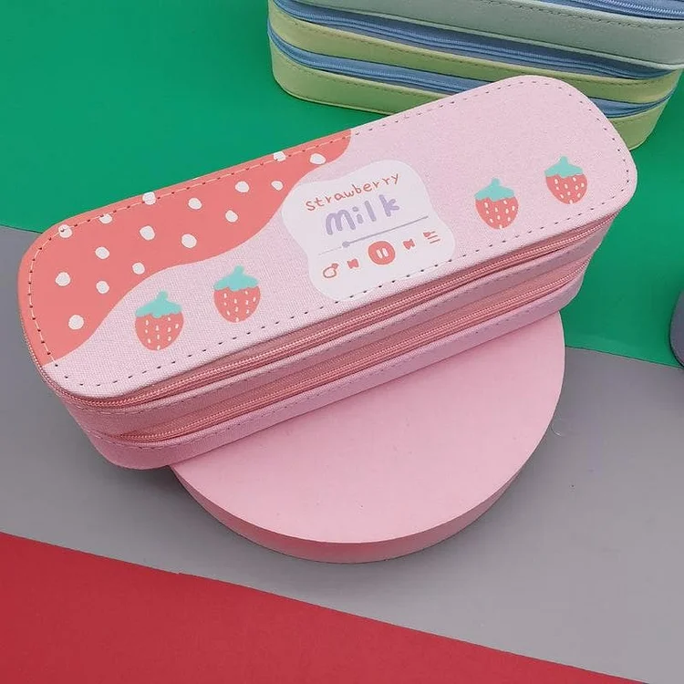 Cookie/Cow/Strawberry/Banana Cartoon Cute Pencil Box SP15968