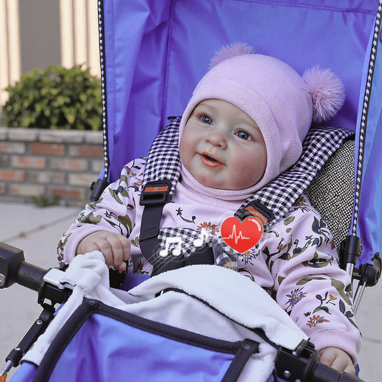  "Heartbeat" 20'' Reborn Doll Shop Hayden Awake Weighted Reborn Toddler Baby Girl Doll - Realistic and Lifelike - Reborndollsshop®-Reborndollsshop®