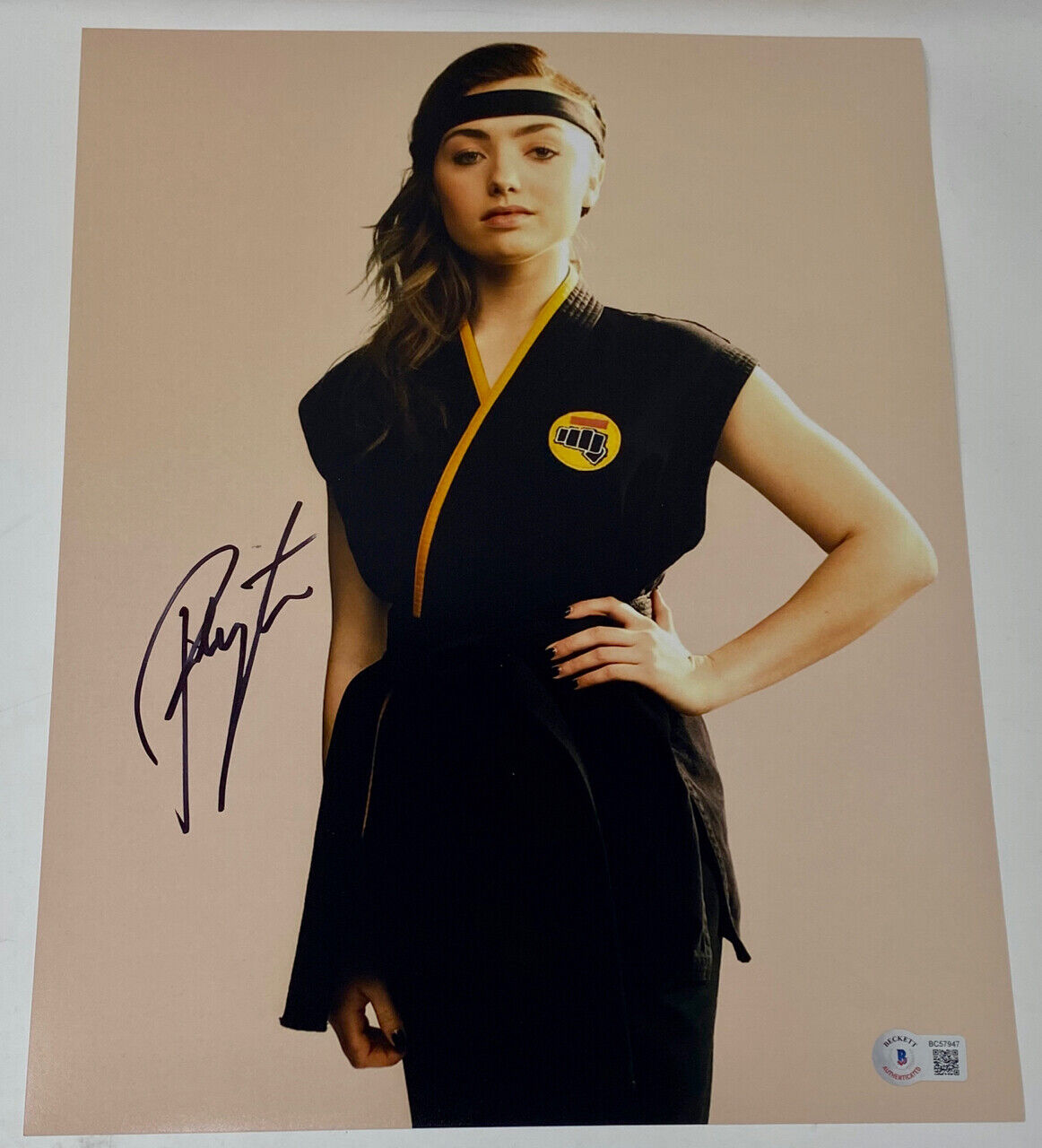 Peyton List Signed Autographed 11x14 Photo Poster painting Tory Cobra Kai Actress Beckett COA