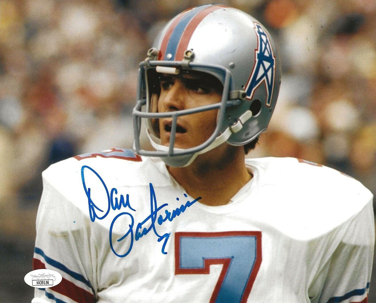 Dan Pastorini signed Houston Oilers 8x10 Photo Poster painting autographed 2 JSA