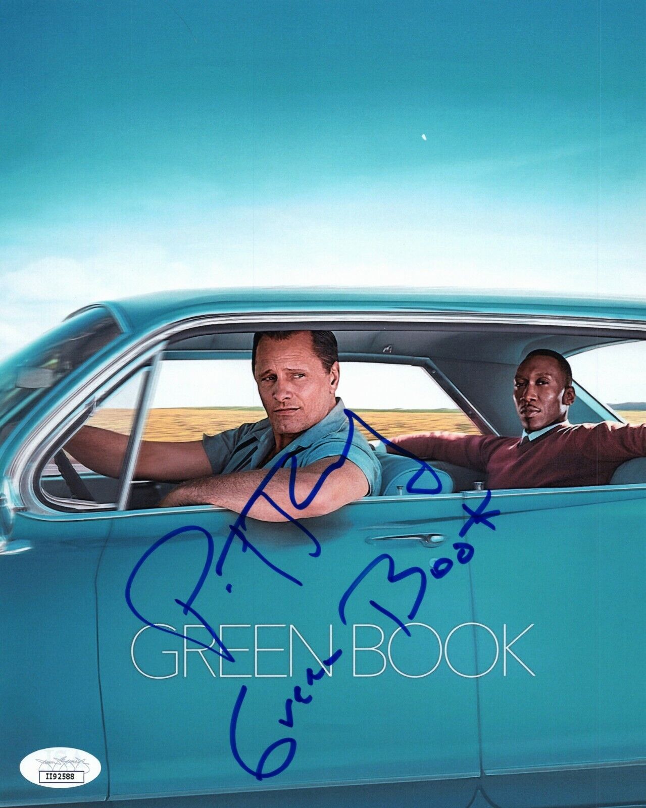 ~~ PETER FARRELLY Authentic Hand-Signed GREEN BOOK