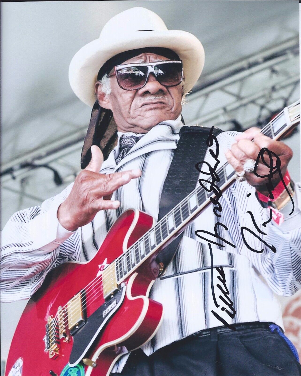 Little Freddie King Guitar Signed Autographed 8x10 Photo Poster painting Blues Guitarist C