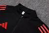 Joyfball 2025/2026 Liverpool Long Zipped Jacket Black Soccer Jersey 1:1 Thai Quality 