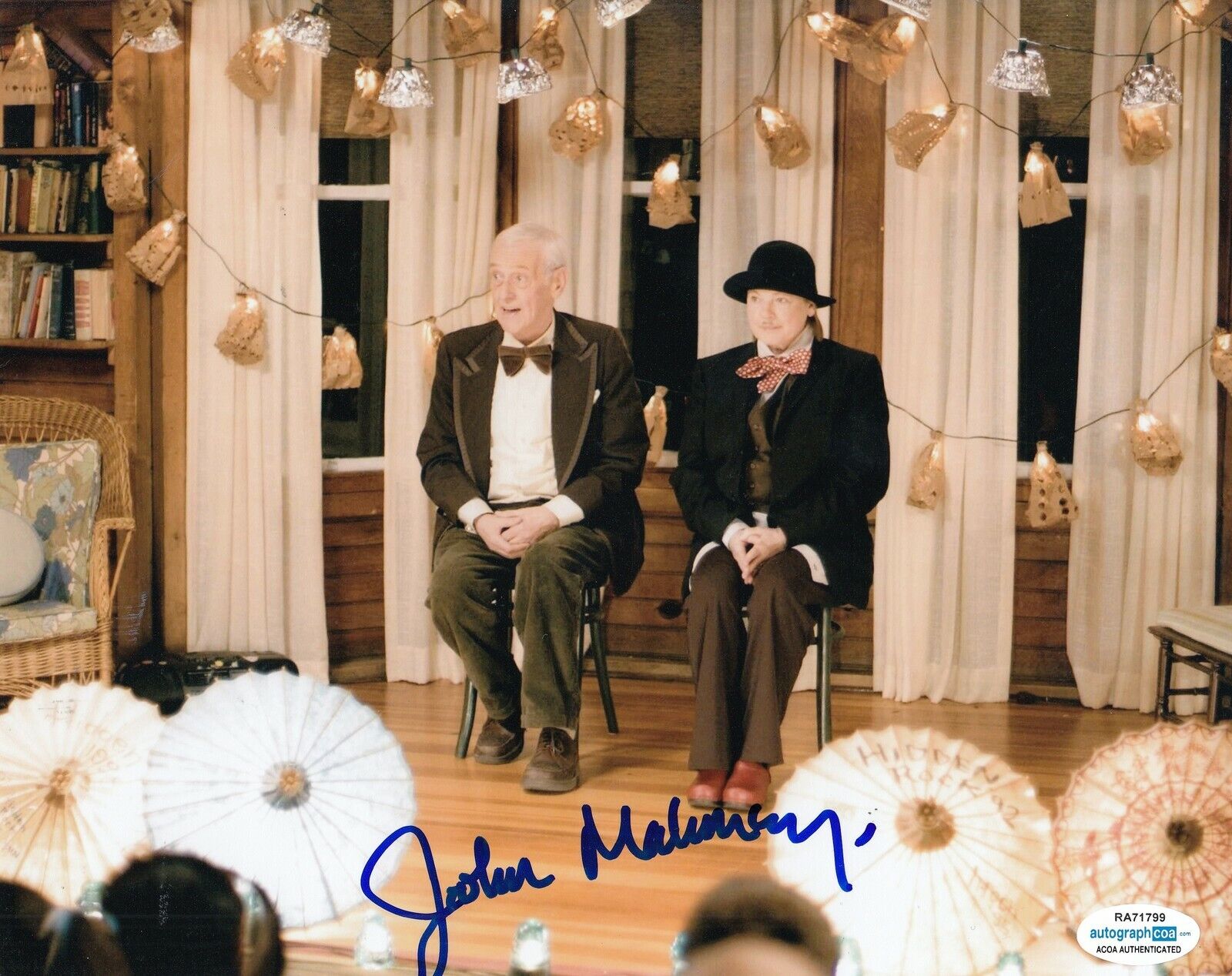 JOHN MAHONEY signed (DAN IN REAL LIFE) 8X10 Photo Poster painting *Poppy* ACOA Authenticated