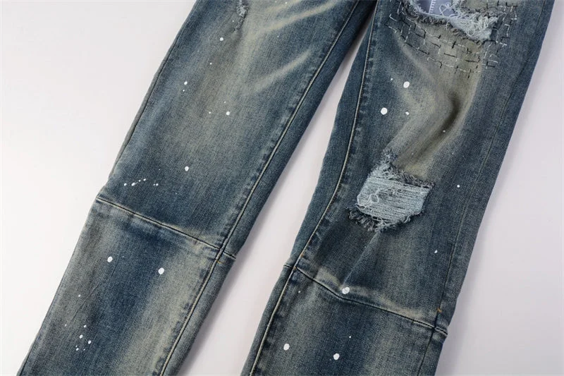 Purple 2023 New Fashion Jeans 9025