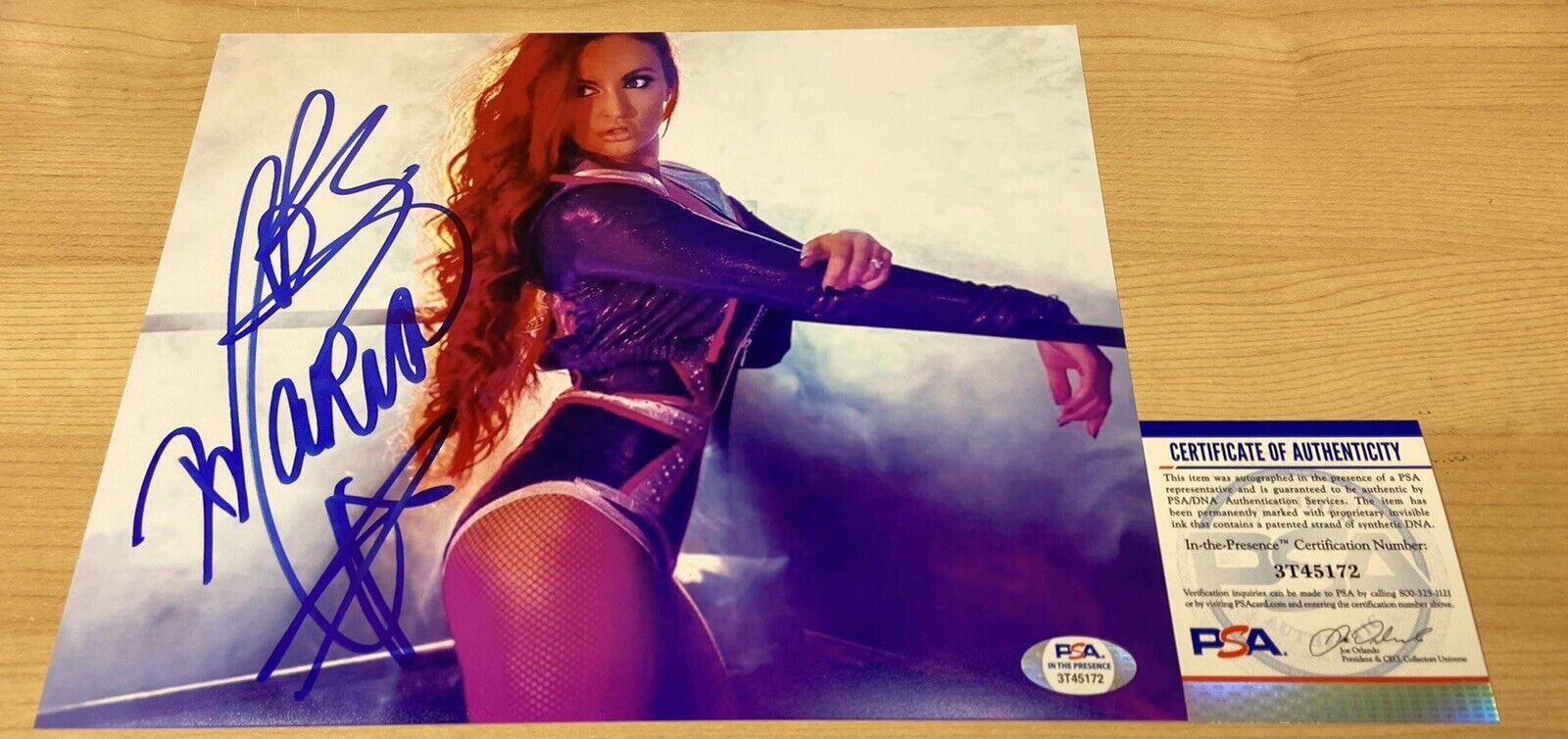 Maria Kanellis WWE ROH Hot Autographed Signed 8X10 Photo Poster painting PSA/DNA Witnessed COA