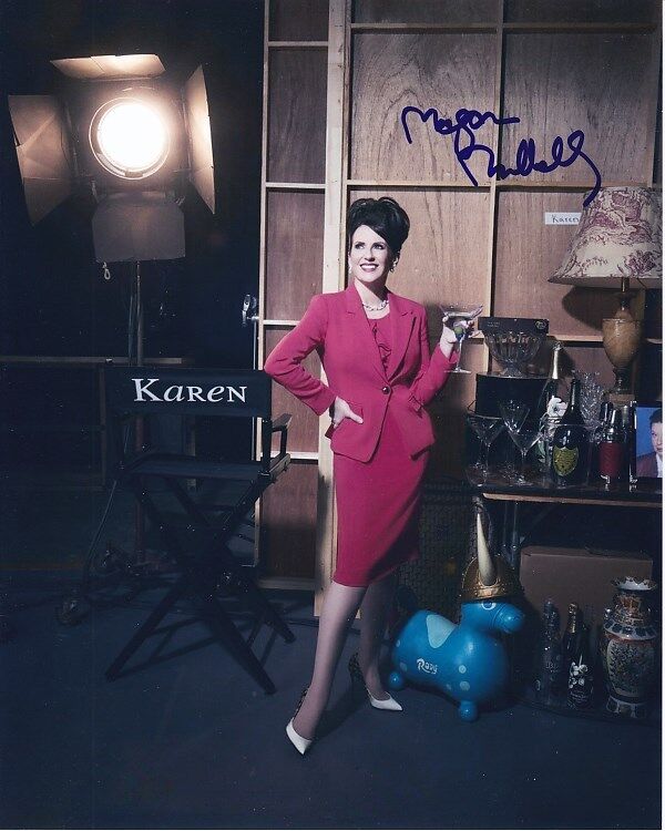 MEGAN MULLALLY signed autographed WILL & GRACE KAREN WALKER Photo Poster painting