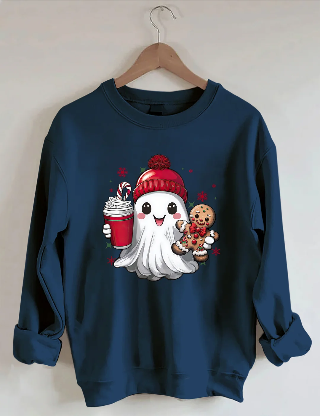 Cute Christmas Ghost Sweatshirt