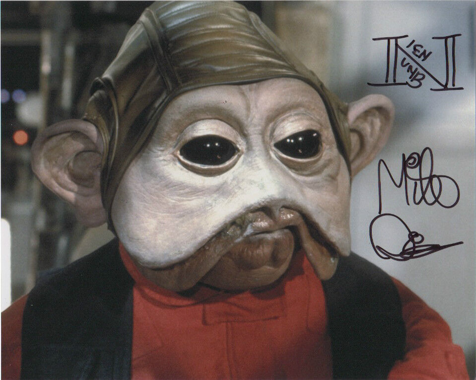 Star Wars Mike Quinn Nien Nunb Autographed Signed 8x10 Photo Poster painting COA