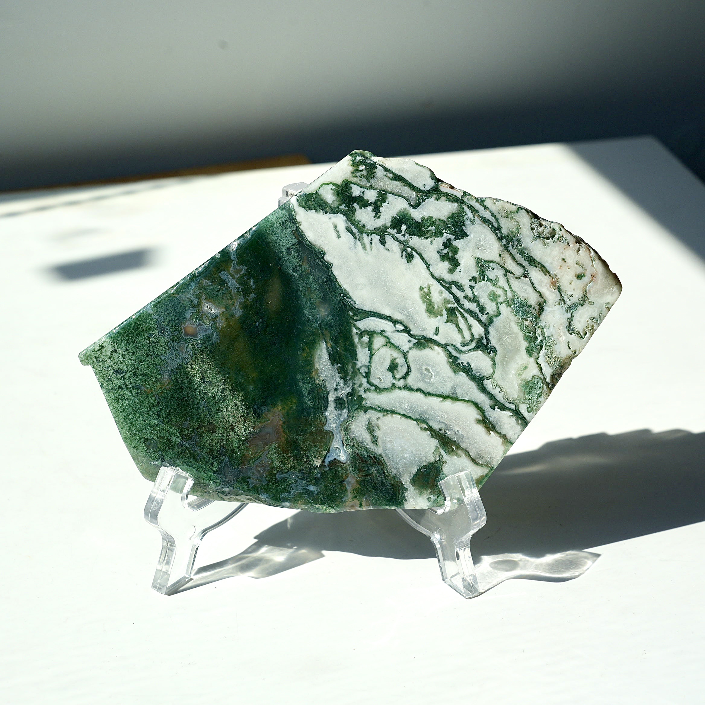 Moss Agate Slice 