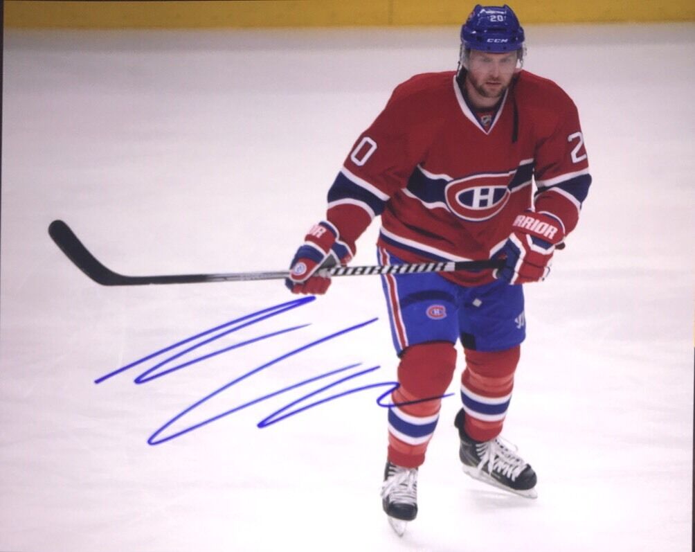 Thomas Vanek MONTREAL CANADIENS AUTOGRAPH Hand Signed Glossy 8x10 Photo Poster painting