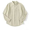 Men's Cotton Simple Inner Solid Color Shirt