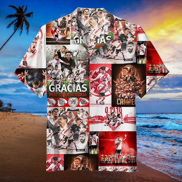 Football Club@River Plate  | Unisex Hawaiian Shirt