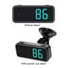 Car Head-up Display with Compass Colorful LED Display Windshield Speed Projector