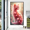Flowers Cat - Diamond Painting - Full Round Drill (Canvas|40*70cm)