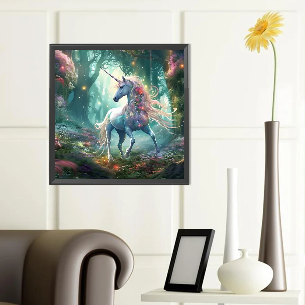 Diamond Painting - Full Round Drill - Unicorn(Canvas|40*40cm)