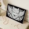 DIY Pearl Painting Wolf for Home Wall Decor with Frame(20x30cm)