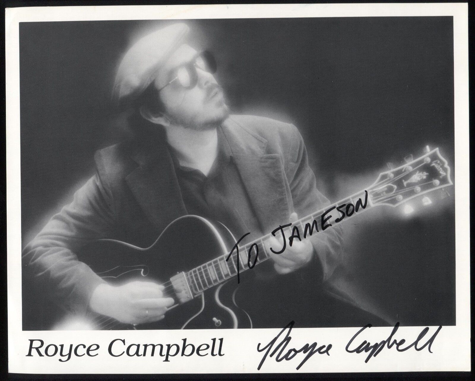 Royce Campbell Signed 8x10 Photo Poster painting Autographed Photo Poster paintinggraph Vintage Signature