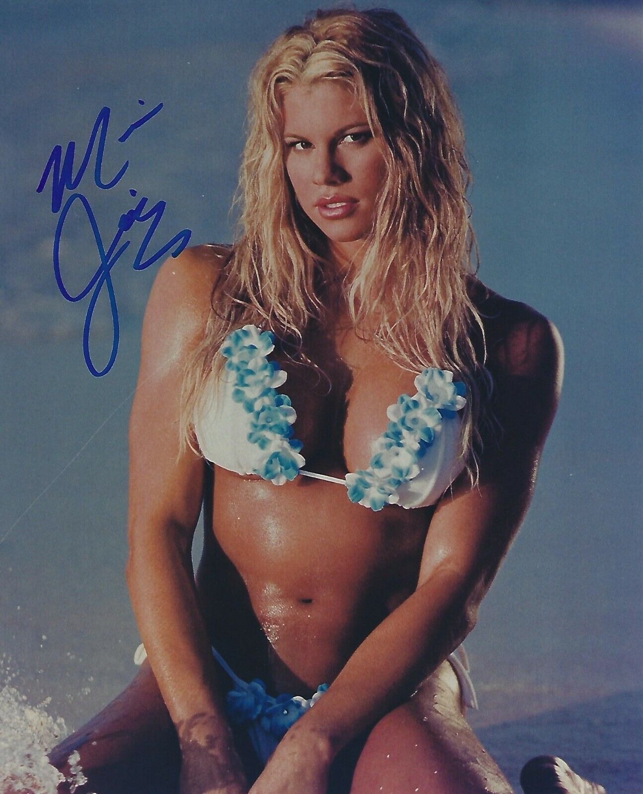 Miss Jackie Gayda Haas Signed 8x10 Photo Poster painting WWE Tough Enough Diva Picture Autograph