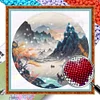 Misty Mountain Bead Embroidery Kit Pre-Printed Bead Cross stitch tapestrymarket