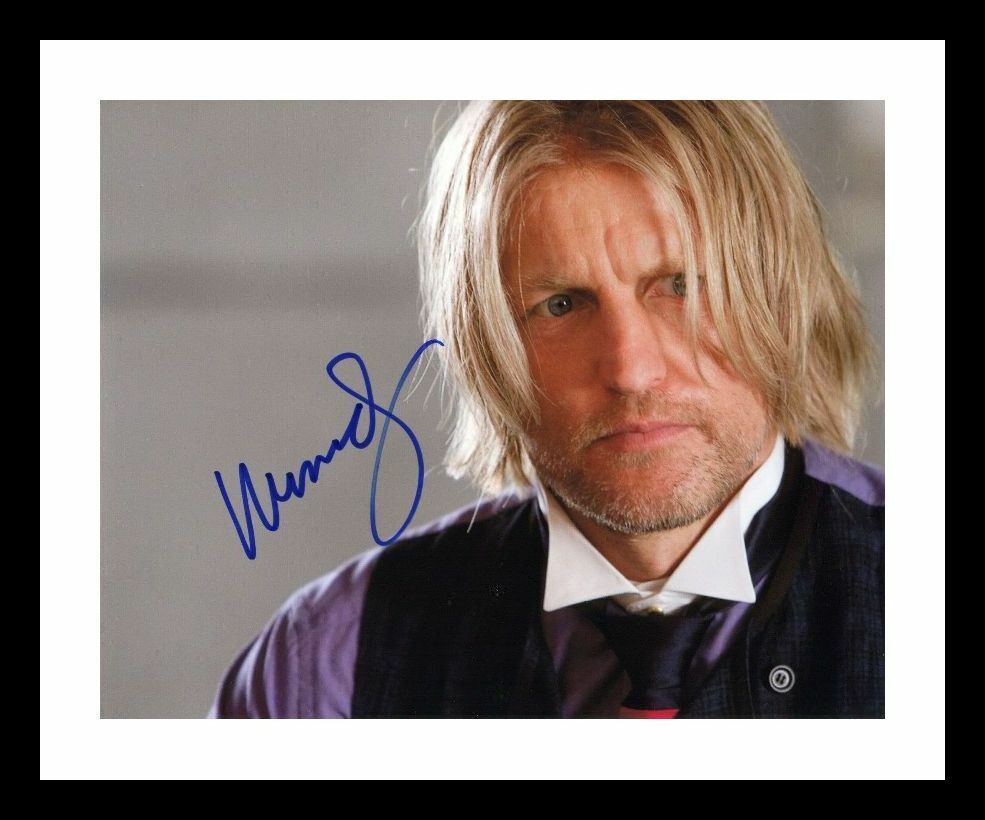 Woody Harrelson Autograph Signed & Framed Photo Poster painting