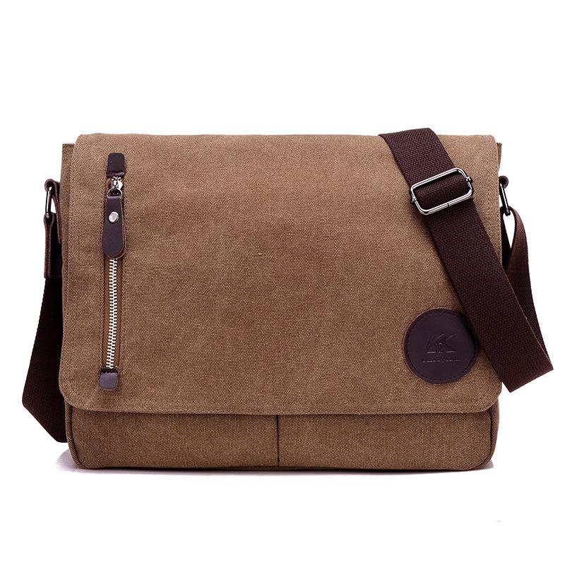 Men's Shoulder Canvas Briefcase 49537202Q