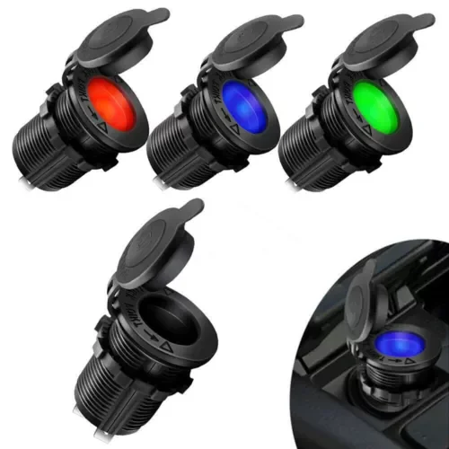 Dronehint 12V Waterproof Car Parts Cigarette Lighter Socket Power Outlet Socket Universal (For: GMC) Parts