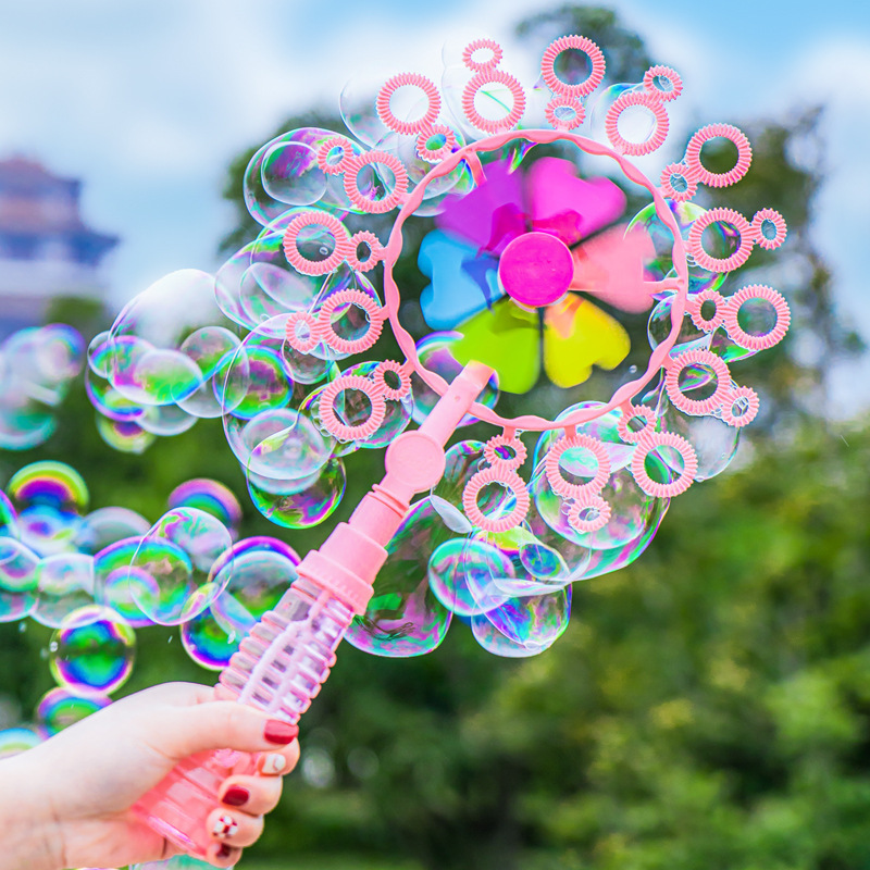 Pinwheel Bubble Machine