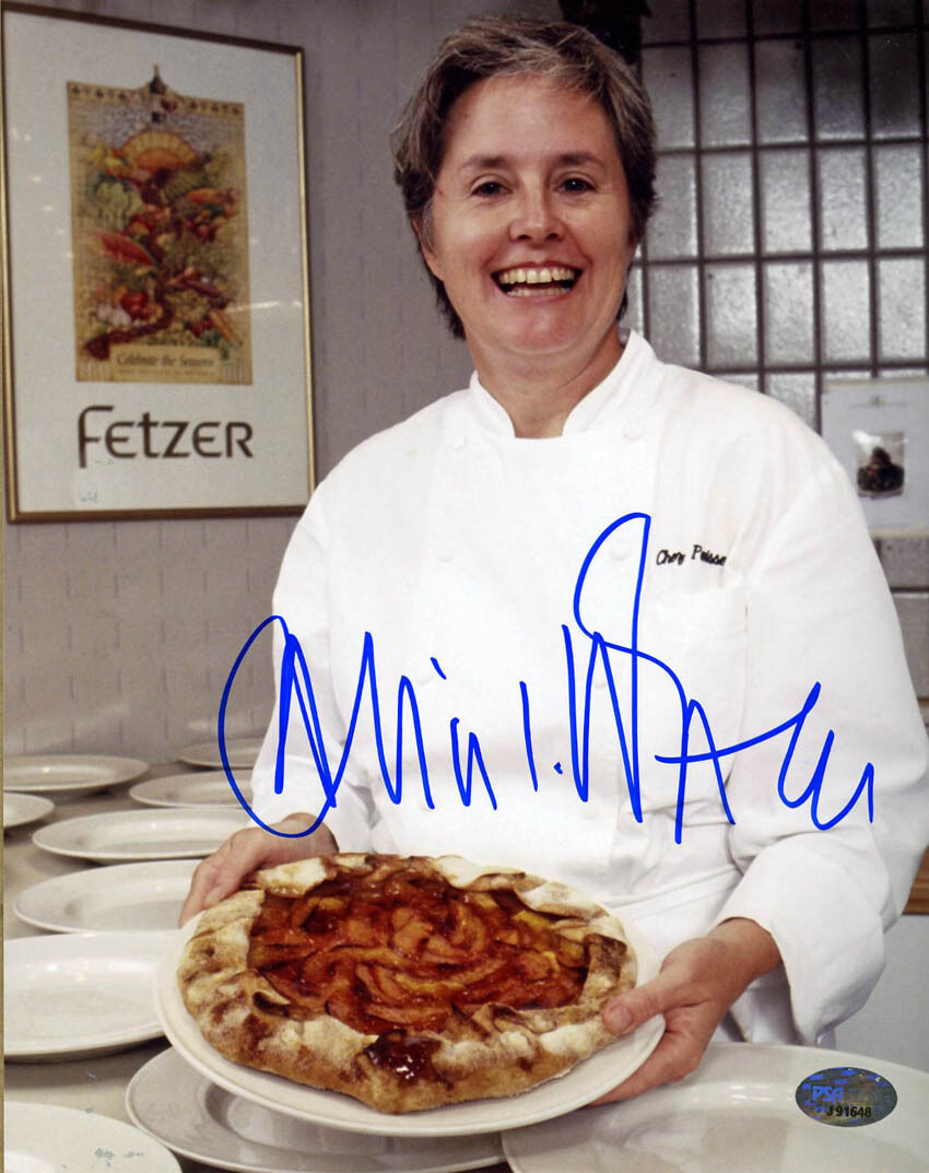 Alice Waters SIGNED 8x10 Photo Poster painting Chez Panisse CALIFORNIA CUISINE PSA/DNA Autograph