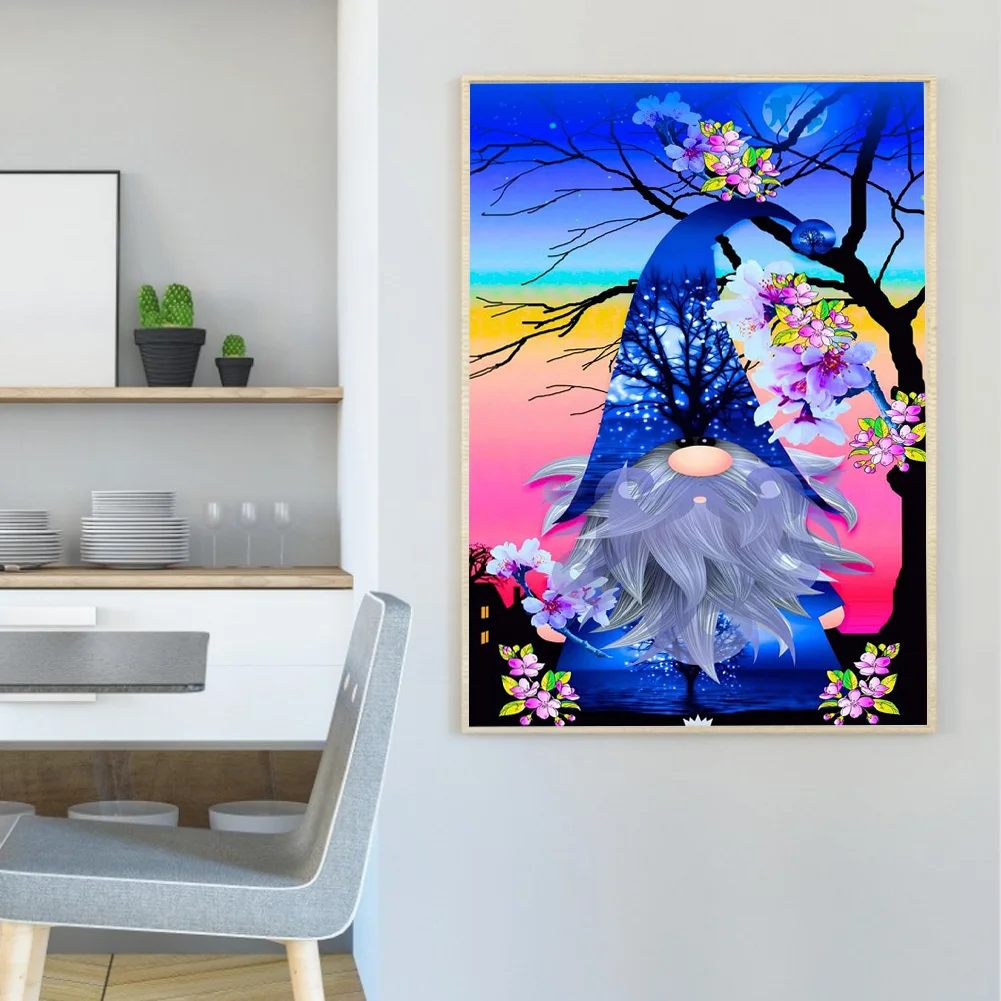 Full Round Diamond Painting 30*40cm - Colorful Goblin