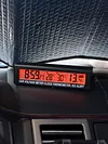 3 In 1 Mini Electronic Car Clock Car Inside Outside Thermometer Voltage Monitor