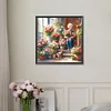 Diamond Painting-DIY Full Round Drill Garden Old Lady