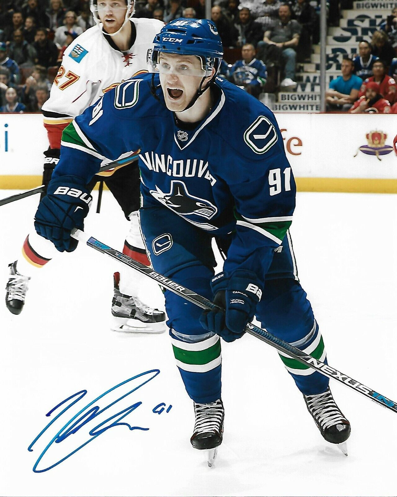 Jared McCann Signed 8x10 Photo Poster painting Vancouver Canucks Autographed COA E