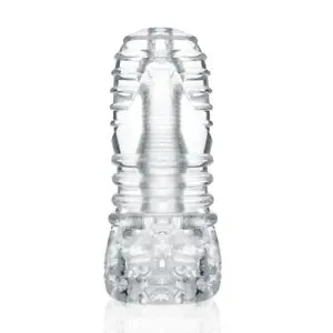 Clear Soft Jelly Male Masturbator Cock Stroker Sleeve Handheld Sex Toys for  Men