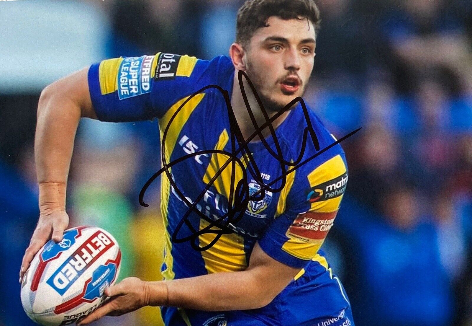 Declan Patton Genuine Hand Signed 6X4 Photo Poster painting - Warrington Wolves 4