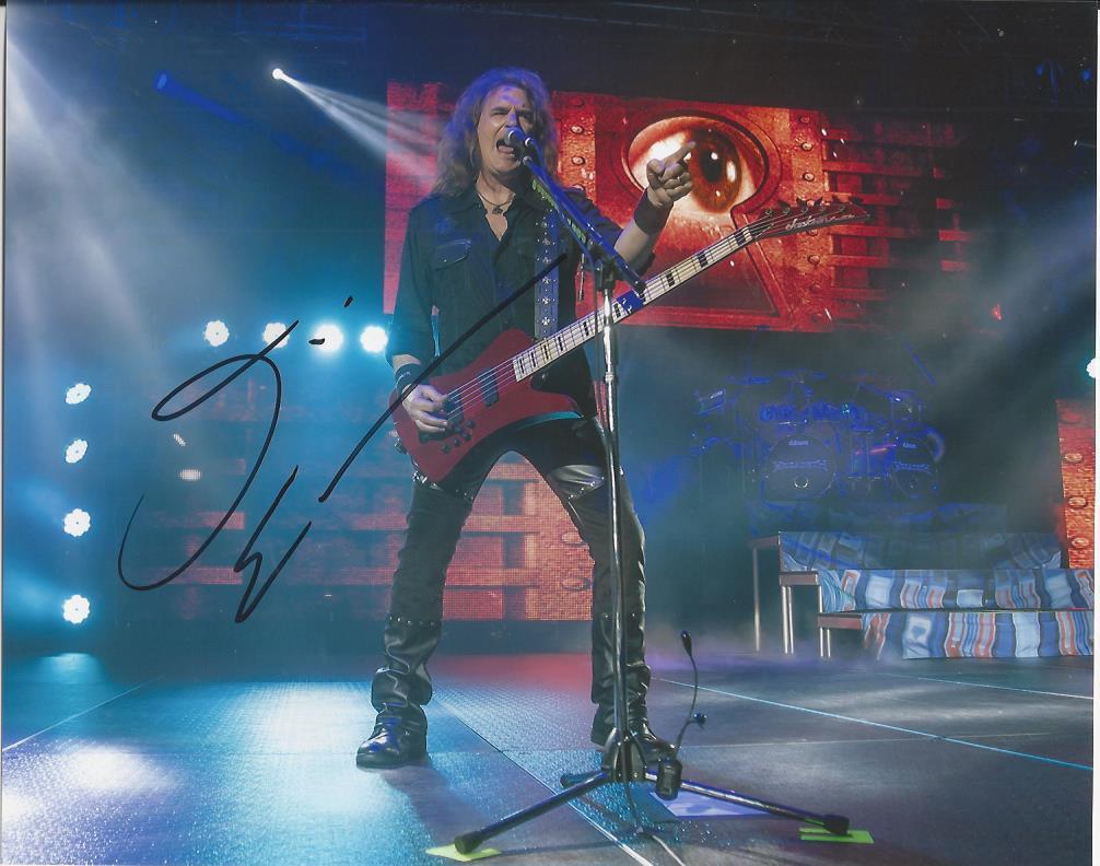 David Ellefson - Megadeth member signed Photo Poster painting