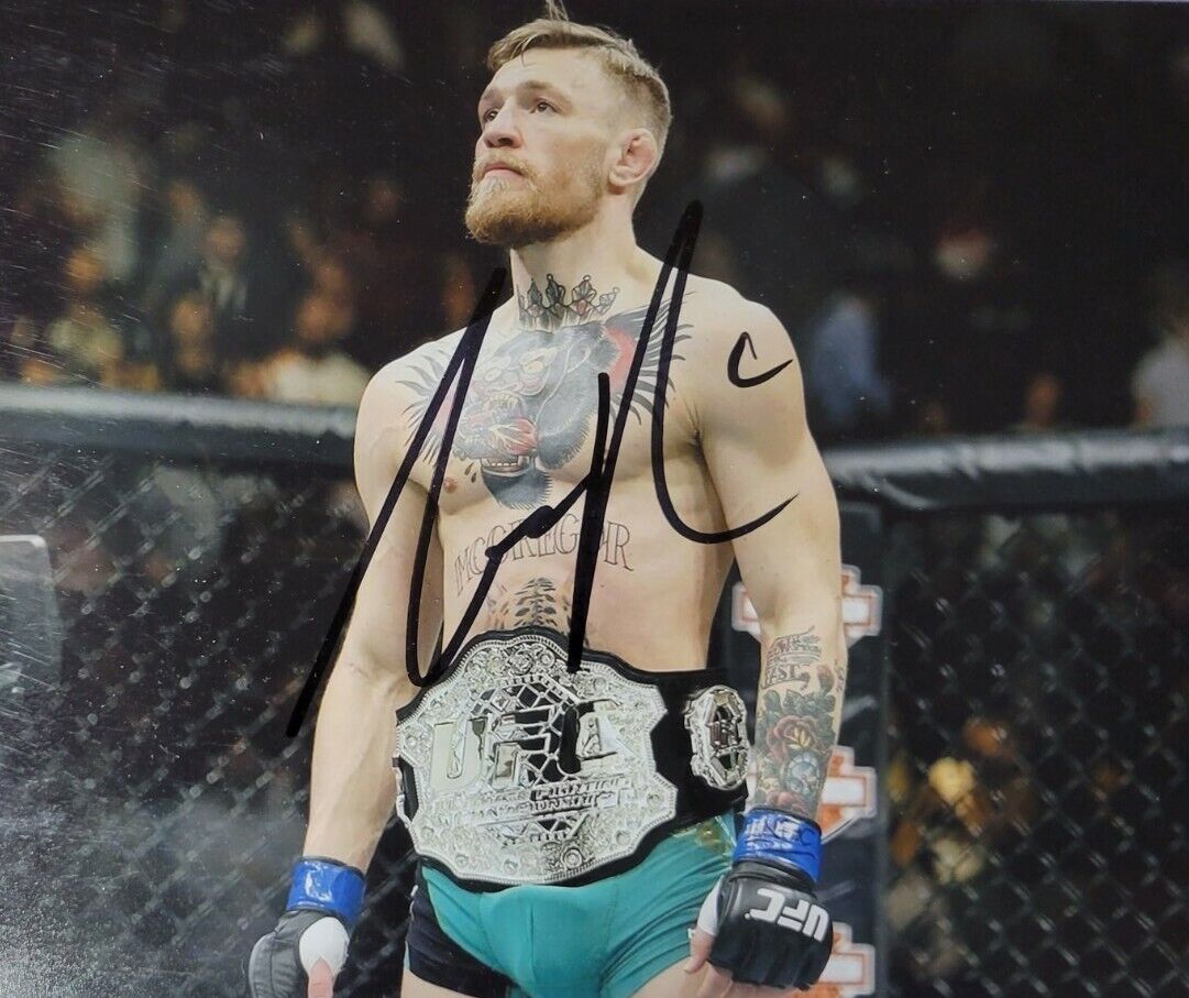 Conor McGregor Authentic Autographed 8x10 Photo Poster painting w/ COA