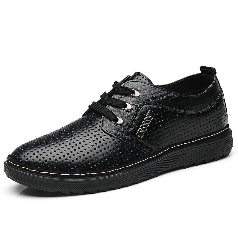 Dacomfy Men Casual Lace-up Low-top Shoes 