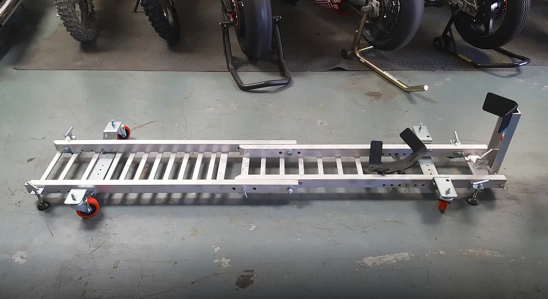 🔥🔥3rd Anniversary Flash Sale🏍Dolly Mover with Front Wheel Chock