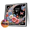 (4er Pack) Halbmond Schmetterling - speziell geformtes Diamond Painting - 30*30cm