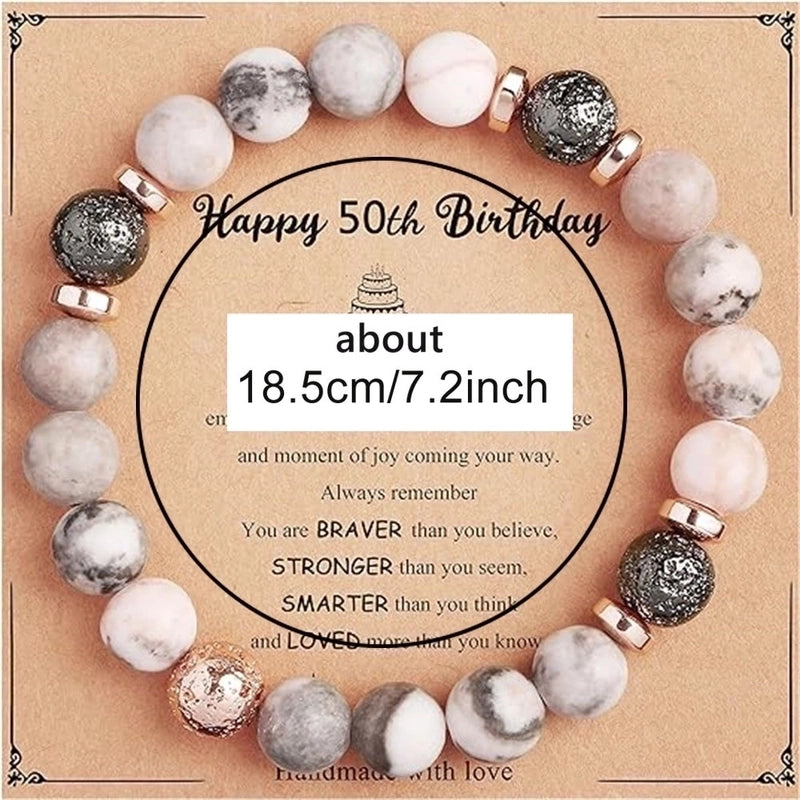 Casual Pastoral Classic Style Round Natural Stone Tiger Eye Bracelets In Bulk