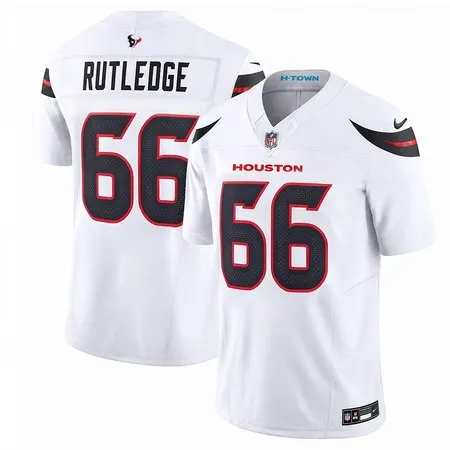 Men's Houston Texans #66 Keylan Rutledge White 2026 NFL Draft Vapor F.U.S.E. Limited Jersey