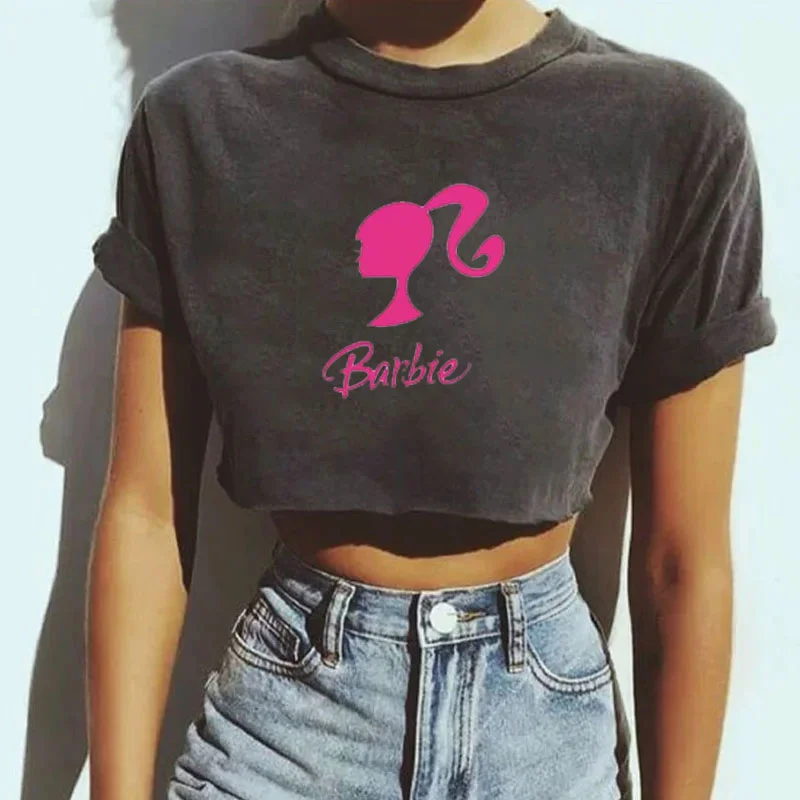 Women's Vintage Barbie Girl Print T-Shirt