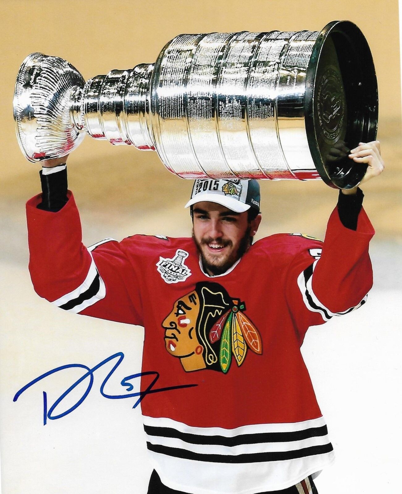 TREVOR VAN RIEMSDYK TVR signed autographed CHICAGO BLACKHAWKS STANLEY CUP w/COA